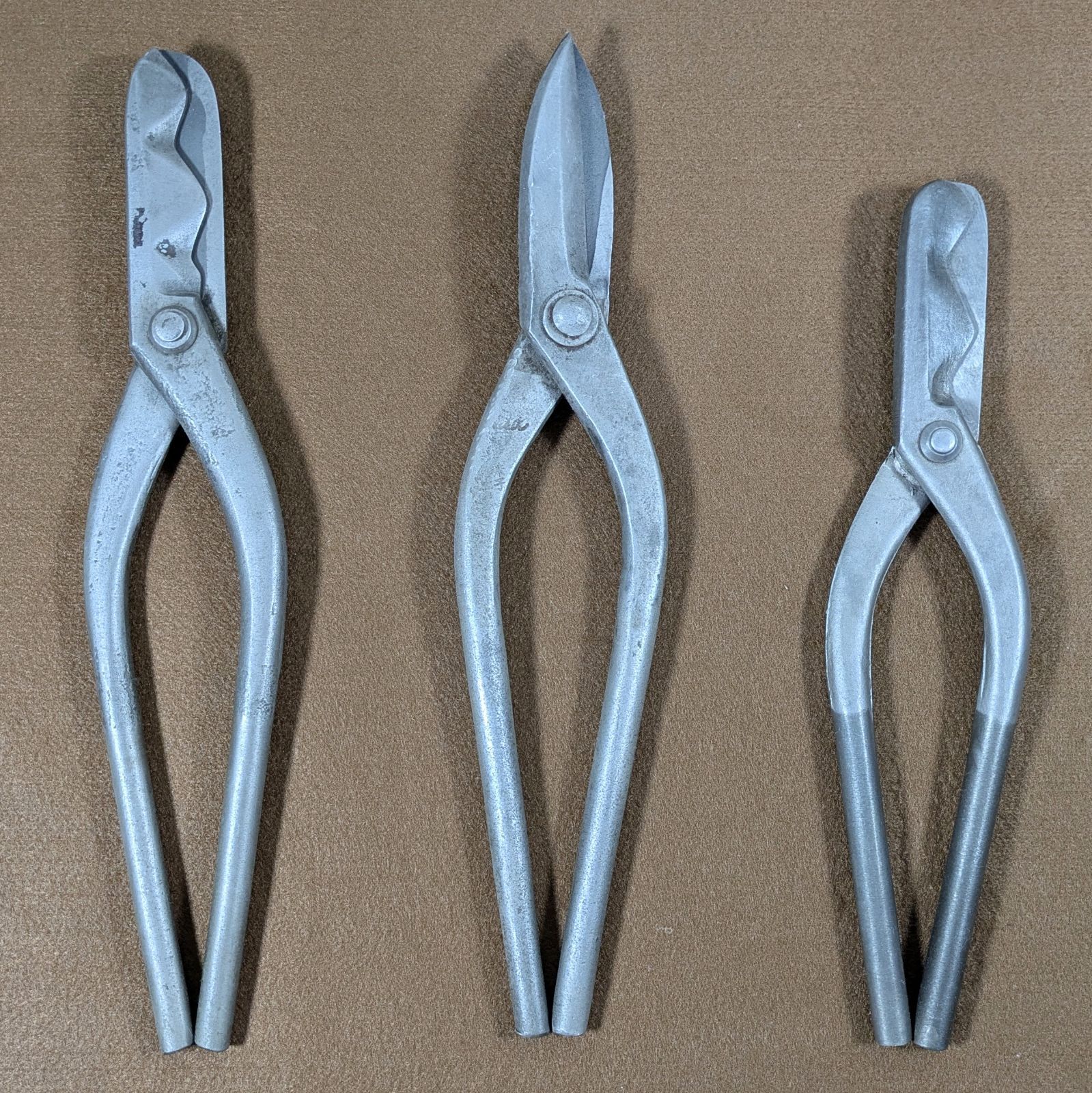 板金ハサミ 金切り鋏 各種12本 み