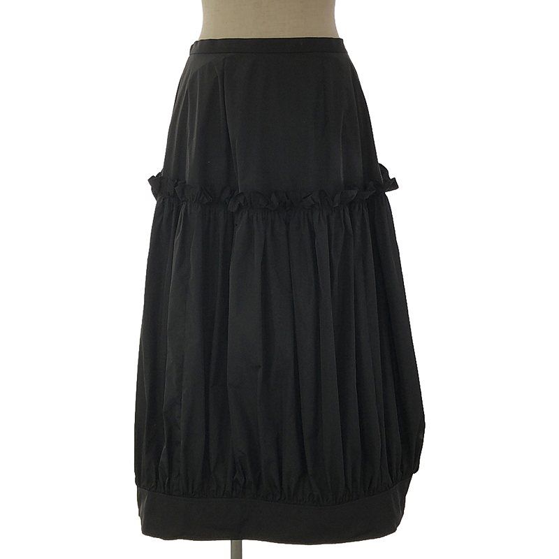 ☆美品 ENFOLD CUFF-HEME DHARMA SKIRT 36 黒 ENFOLD / エンフォルド | CUFF-HEME DHARMA SKIRT スカート | 38