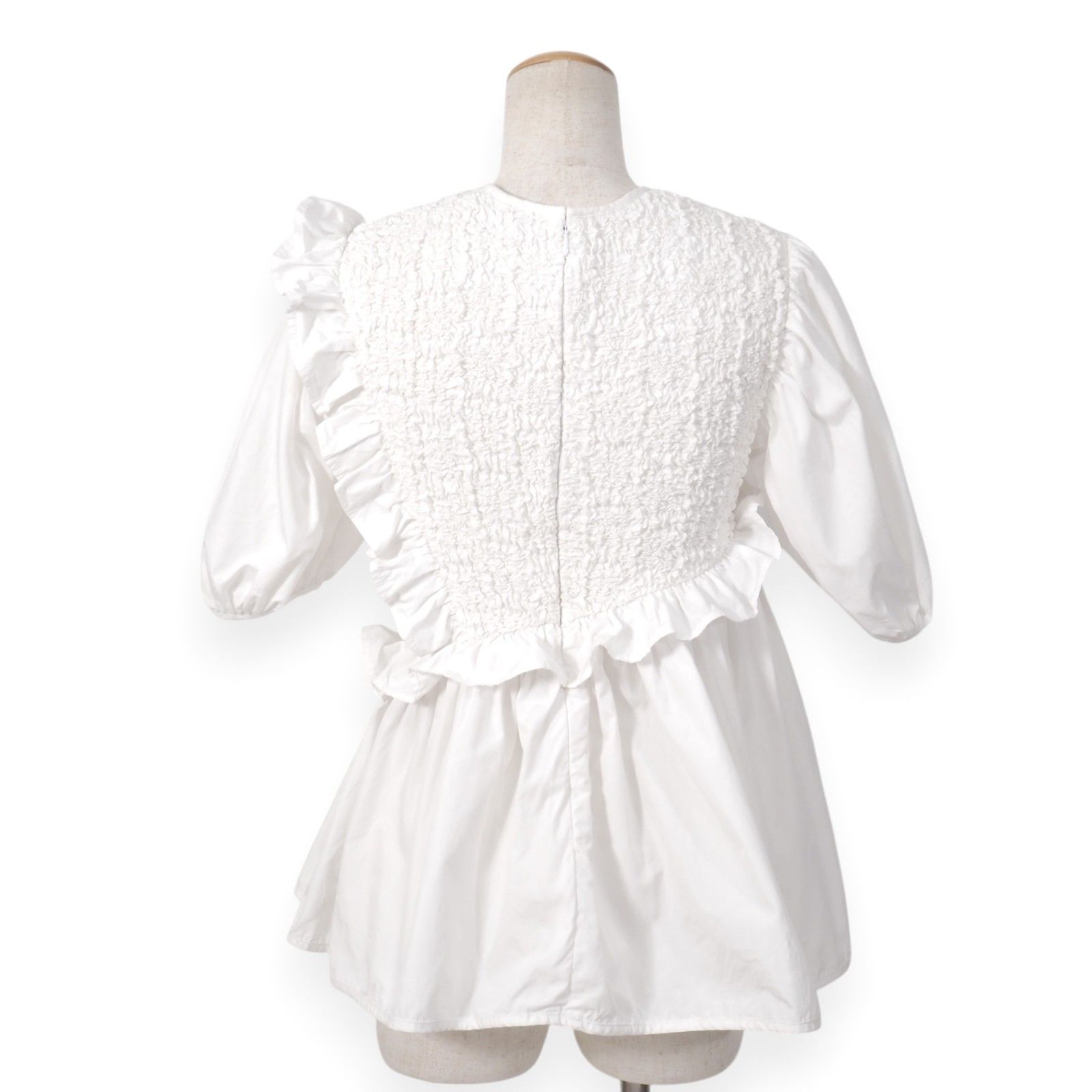 ☆良品 セシリー バンセン CECILIE BAHNSEN パフスリーブ フリル 半袖