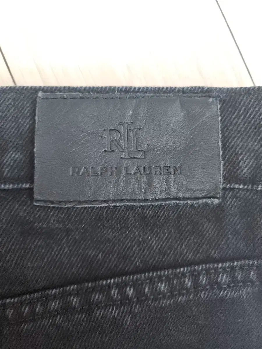 ポロ ラルフローレン パッチワーク ブラック デニム パンツ 27-28 DECORATOM_COM_BR