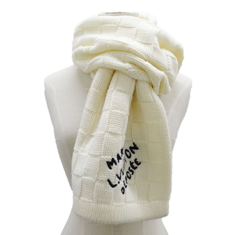 ルイ・ヴィトン LOUIS VUITTON マフラー ダミエ レディース メンズ