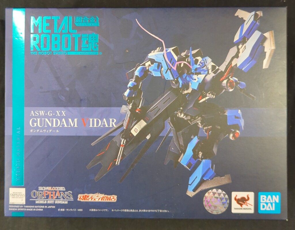 L ROBOT魂 ガンダムヴィダール 未開封品 鉄血のオルフェンズ レビュー】「METAL ROBOT魂 ＜SIDE MS＞ ガンダムヴィダール