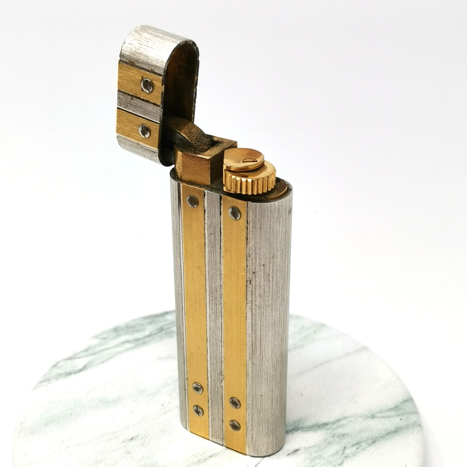 【Cartier／カルティエ】 ガスライター 　ジャンク カルティエ Cartier ライター ジャンク ゴールド ガスライター