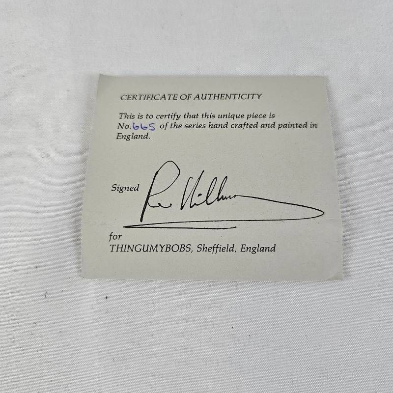 証明書付 1988年製 英国ヴィンテージ ファインアートミニチュア 警官と犬 WWW_IBETON_RU