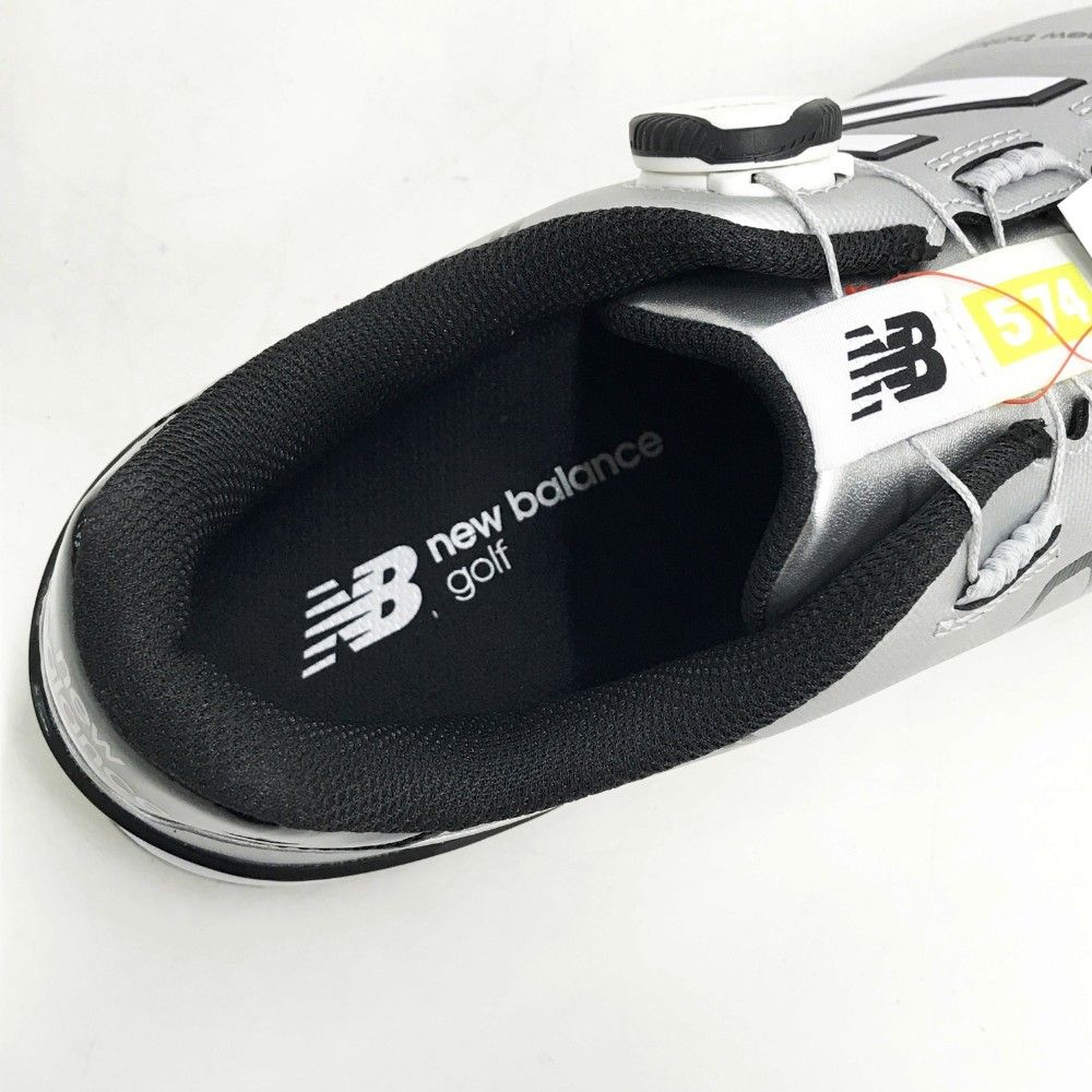 ニューバランス ゴルフ シューズ 26cm UGB574S3 シルバー New Balance ニューバランス UGB574S3 スパイクレス ゴルフ