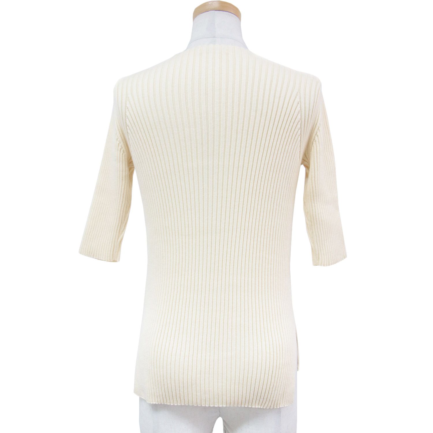 【美品】AURALEE オーラリー ボートネックT クロップ丈 白 0 美品】AURALEE オーラリー ボーダー ボートネックT クロップ丈 1