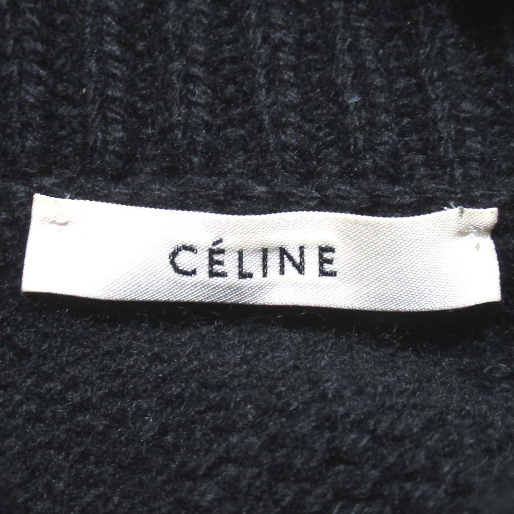 美品 CELINE セリーヌ カシミヤ タートルネック ロングニットワンピース 美品 CELINE セリーヌ カシミヤ タートルネック ロングニット