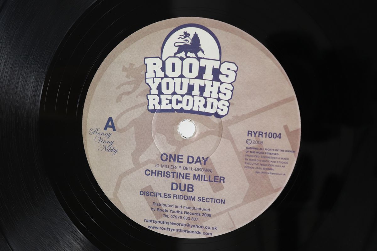 英12” Christine Miller The Discipl One Day Righteous Dub RYR1004 ROOTS YOUTHS RECORDS 00250