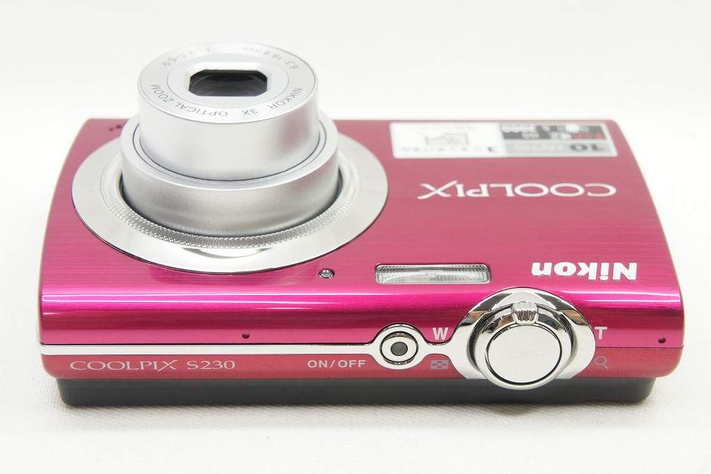 Nikon ニコン COOLPIX S230 コンパクトデジタルカメラ ローズレッド