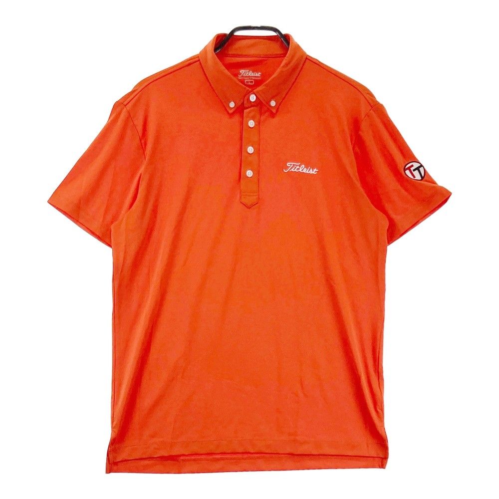 サイズ：L TITLEIST タイトリスト 半袖ポロシャツ ボタンダウン