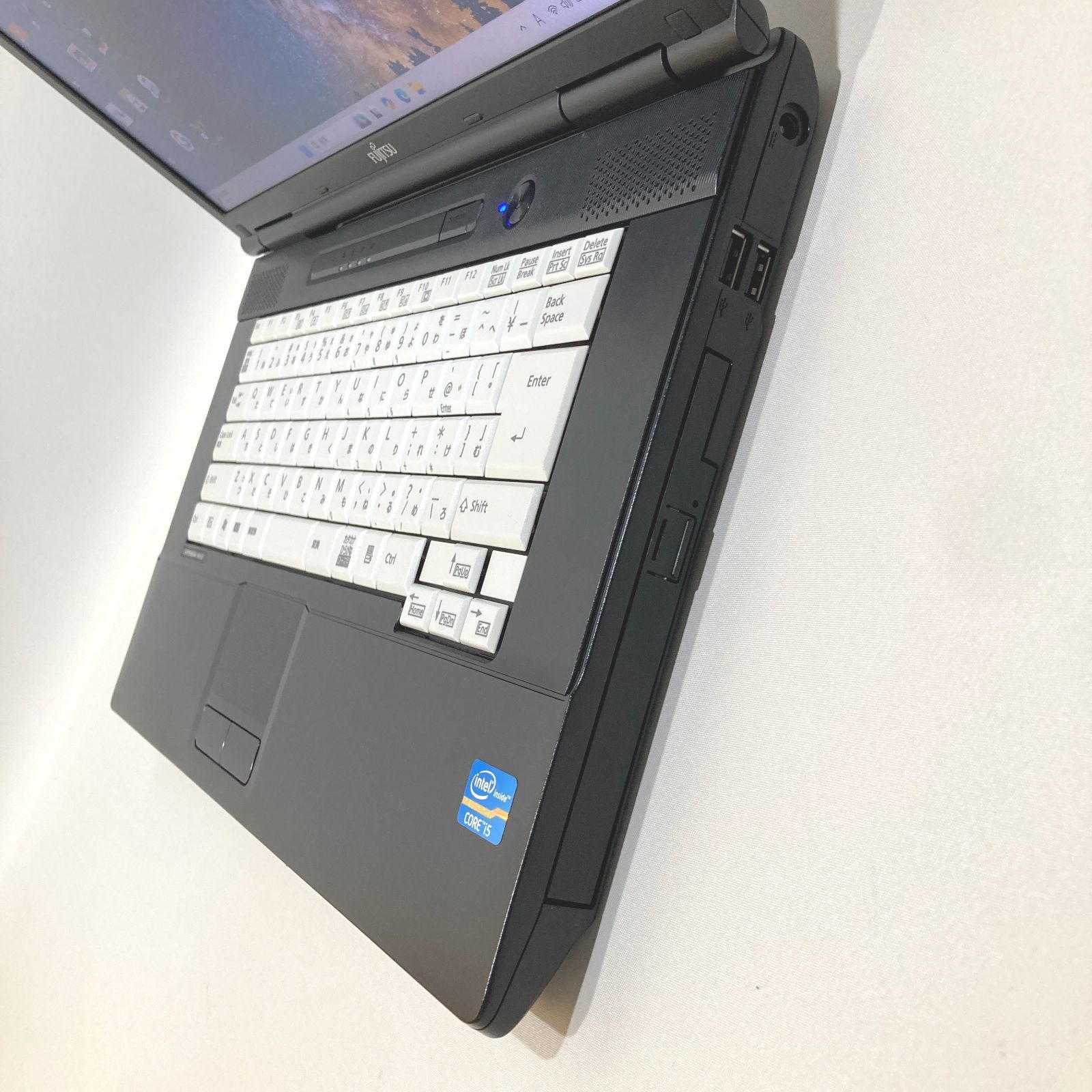 ✨初心者向け✨快速・大画面・DVD✨黒✨すぐ使えるノートパソコン◇