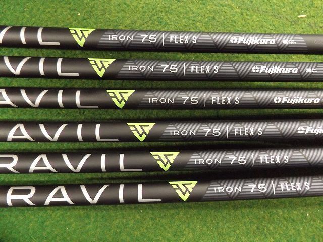 714 TRVIL IRON 75 S-FLEX 36.125インチから6本セット フジクラ