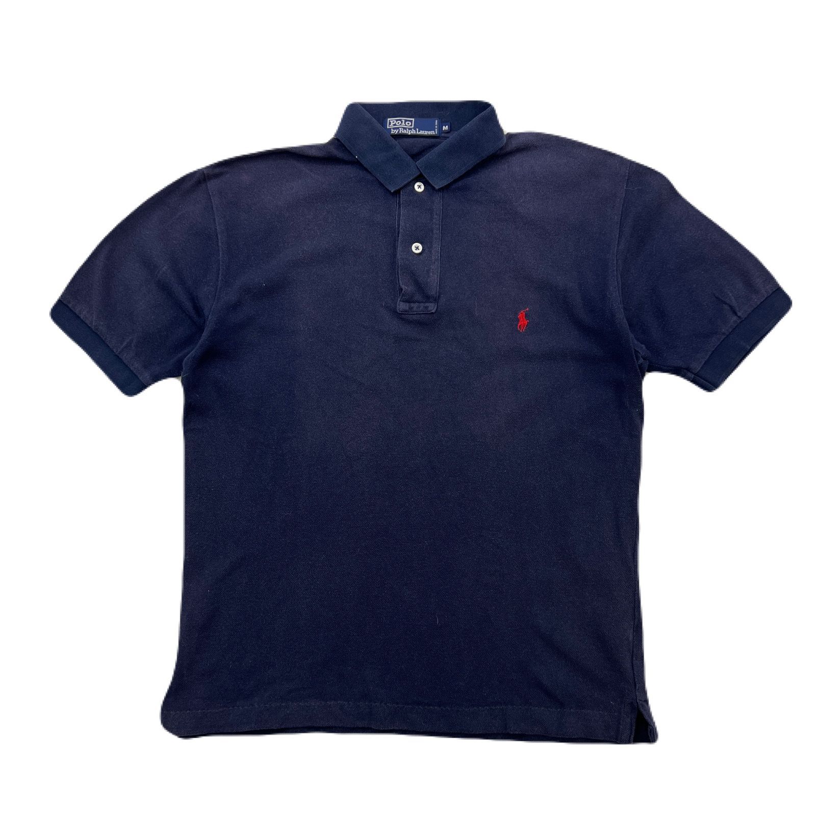 【超美品】Polo Ralph Lauren ネイビー ポロシャツ M POLO RALPH LAUREN ポロシャツ メンズ M ネイビー 【 定番