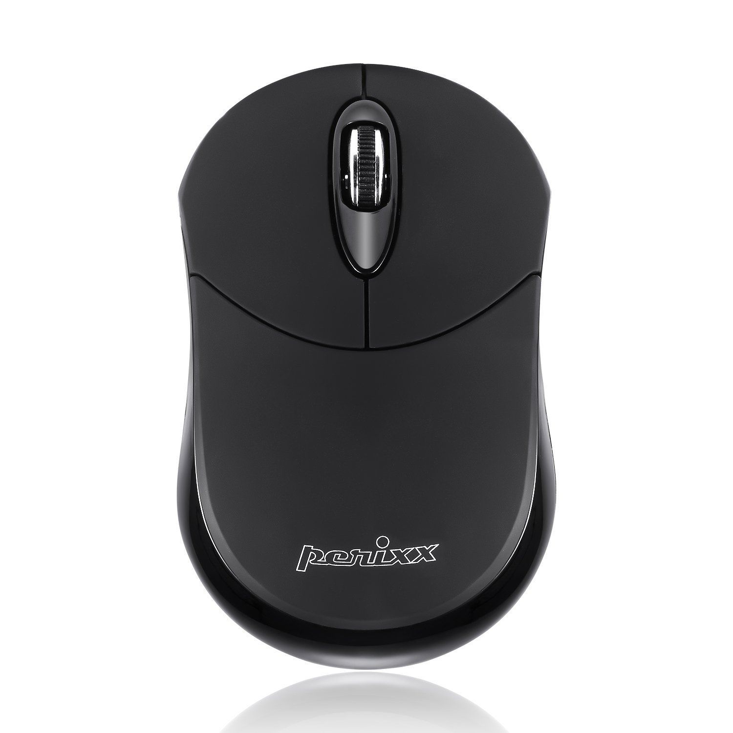 【人気商品】小型 Bluetooth ワイヤレス 無線 Windows/アンドロイド/タブレット/Linux/Mac対応 マウス - PERIMICE-802 レシーバー不要 ぺリックス ブラック Perixx