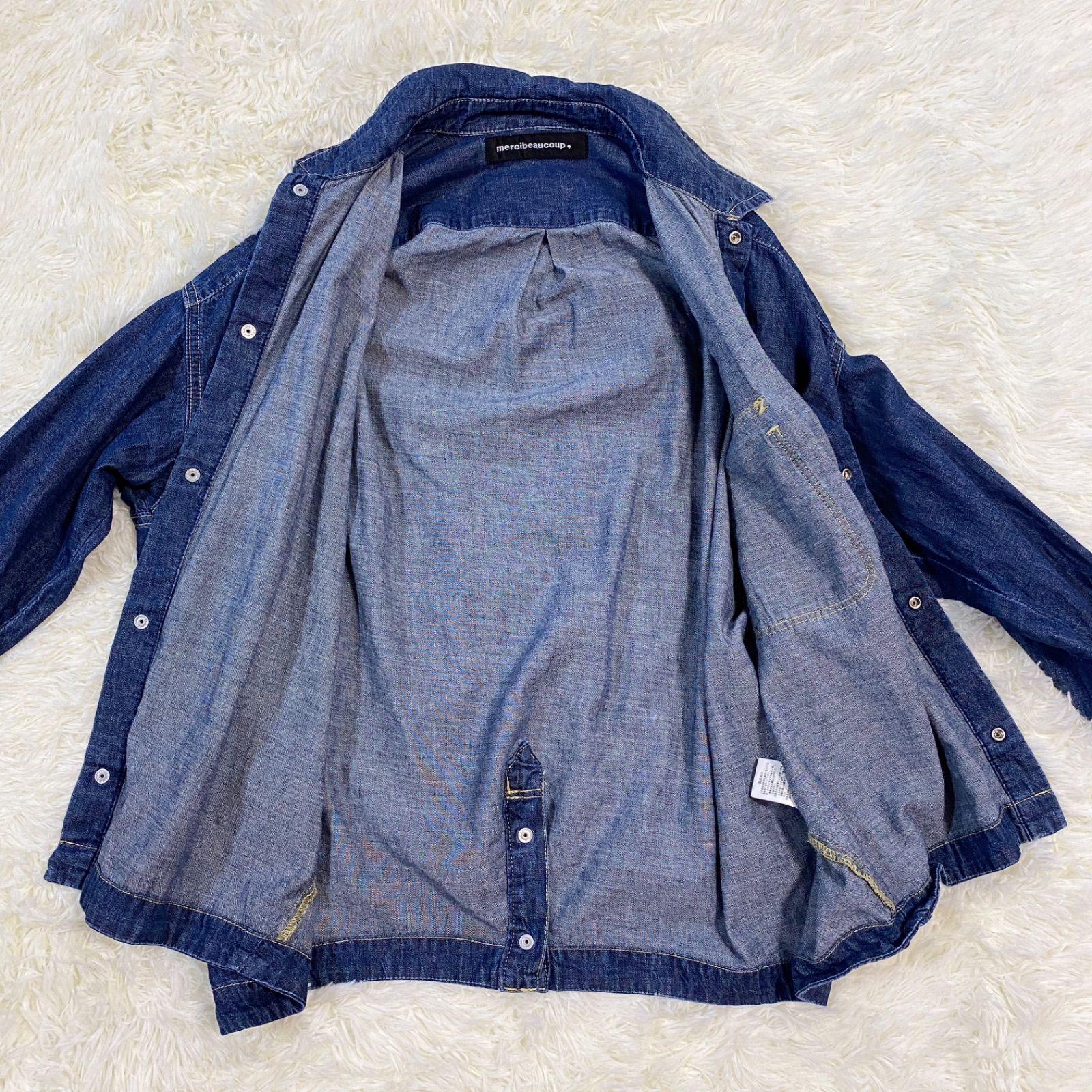 mercibeaucoup,×Lee】メルシーボークー×リー コラボ デニムワイド 