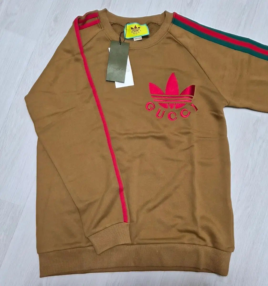美品 グッチ アディダス コラボ パーカー ブラウン XS グッチ GUCCI アディダス adidas パーカー レディース ブランド
