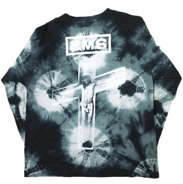 SAINT MICHAEL セントマイケル 23SS 日本製 LS TEE/SM6 タイダイ染めロングスリーブTシャツ SM-S23-0000-038  XL TIE DYE 長袖 SAINT Mxxxxxx トップス g13497