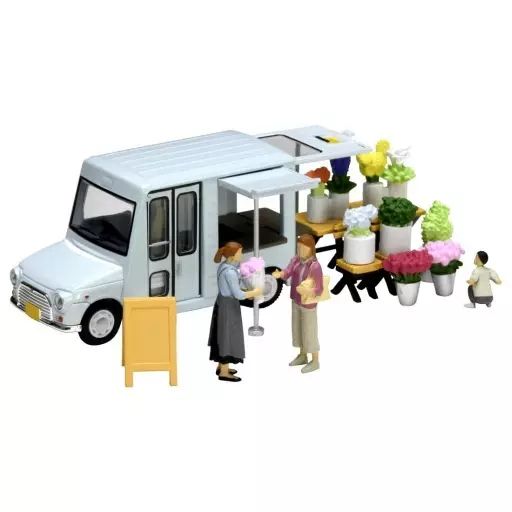 中古トミカ 1⁄64 #カースナップ17a 花屋 「ジオコレ64 トミカ