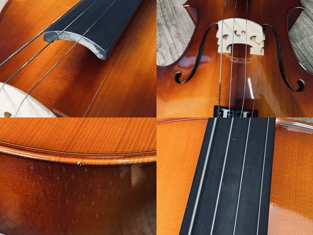 Carlo Giordano SC-90 4/4 anno2007 チェロ ソフトケース 弓付
