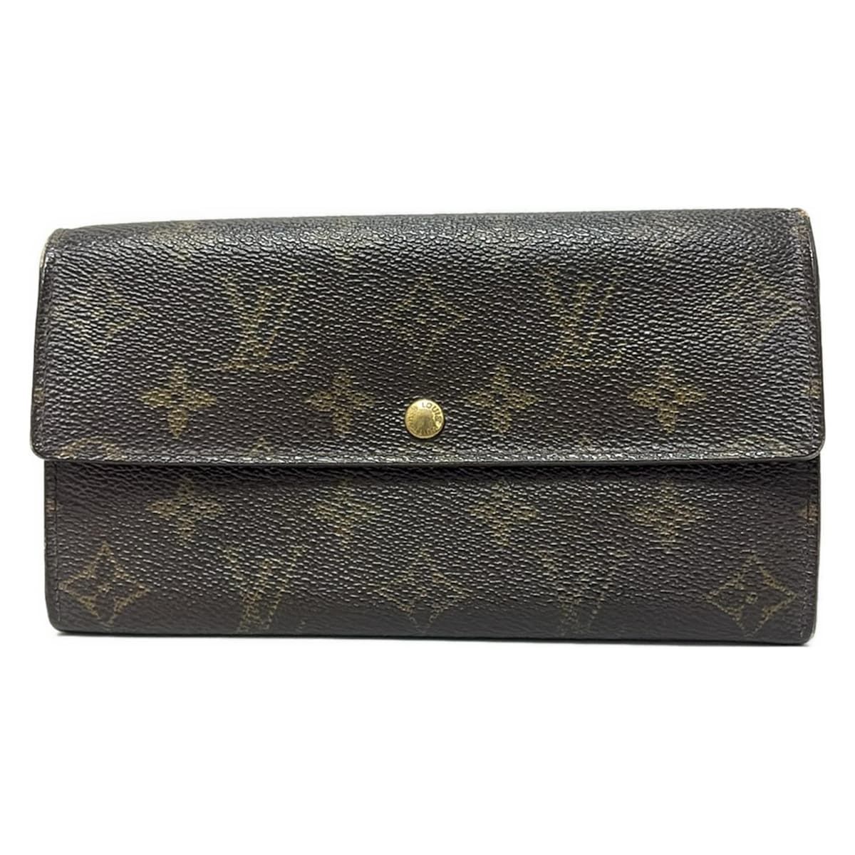 ルイヴィトン LOUIS VUITTON 長財布 M61725 ポシェット・ポルト モネ