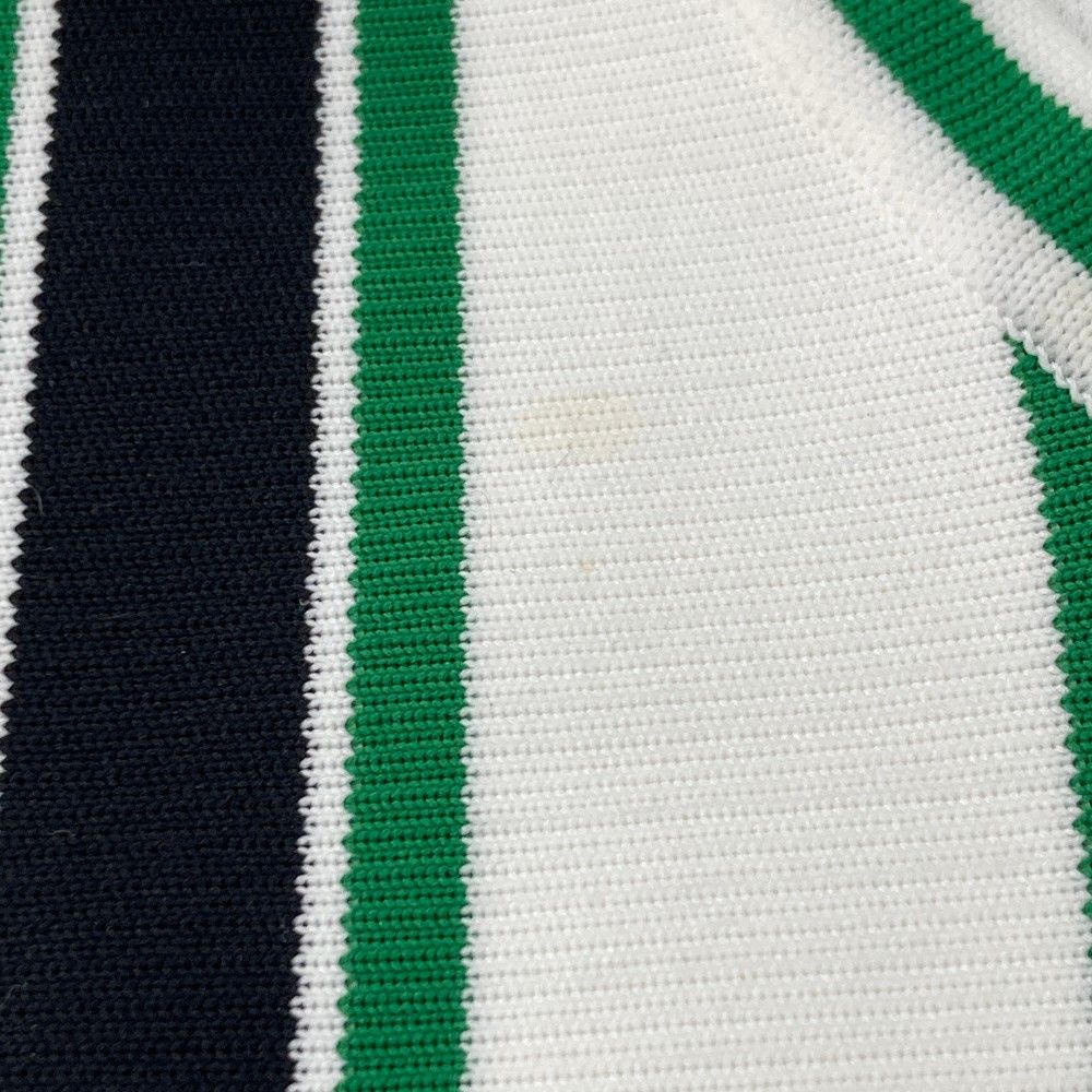 サイズ：36 ARCHIVIO アルチビオ ニットベスト ストライプ柄 ホワイト