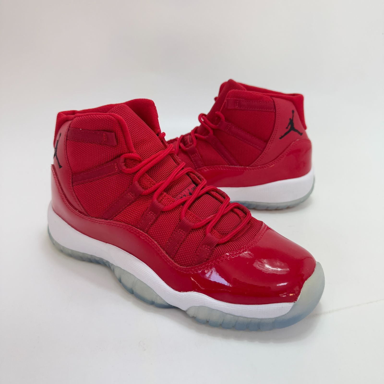 NIKE AIR JORDAN 11 RETRO BG 378038 623 GS 25CM WIN LIKE 96 GYM RED 