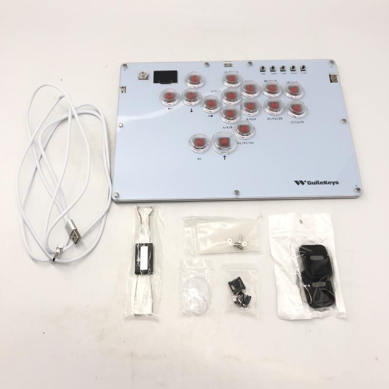 【中古】GuileKeys レバーレスコントローラー GK-16-White[6][240006552100] 中古】GuileKeys レバーレスコントローラー GK-16-White[6