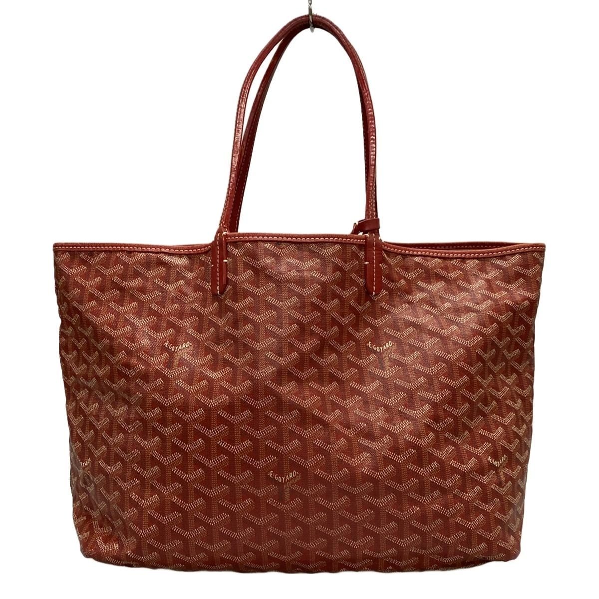 GOYARD(ゴヤール) トートバッグ サンルイPM レッド レザー