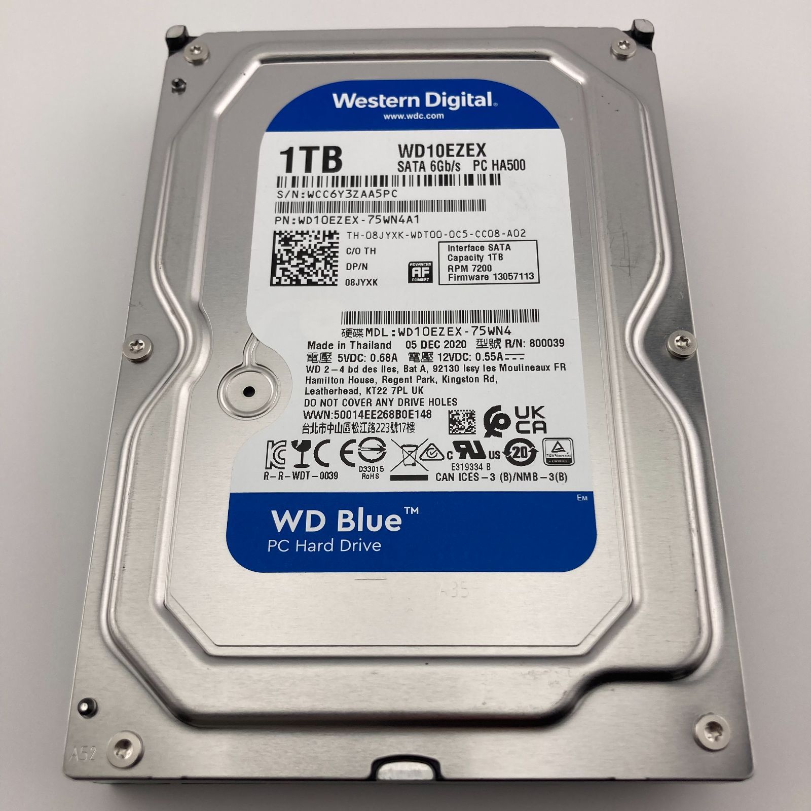 Western Digital Blue 1TB 3 5 SATA HDD 5 900 H Y20 WD10EZEX western-digital-blue-1tb-3-5-sata-hdd-5-900-h-y20-wd10ezex
