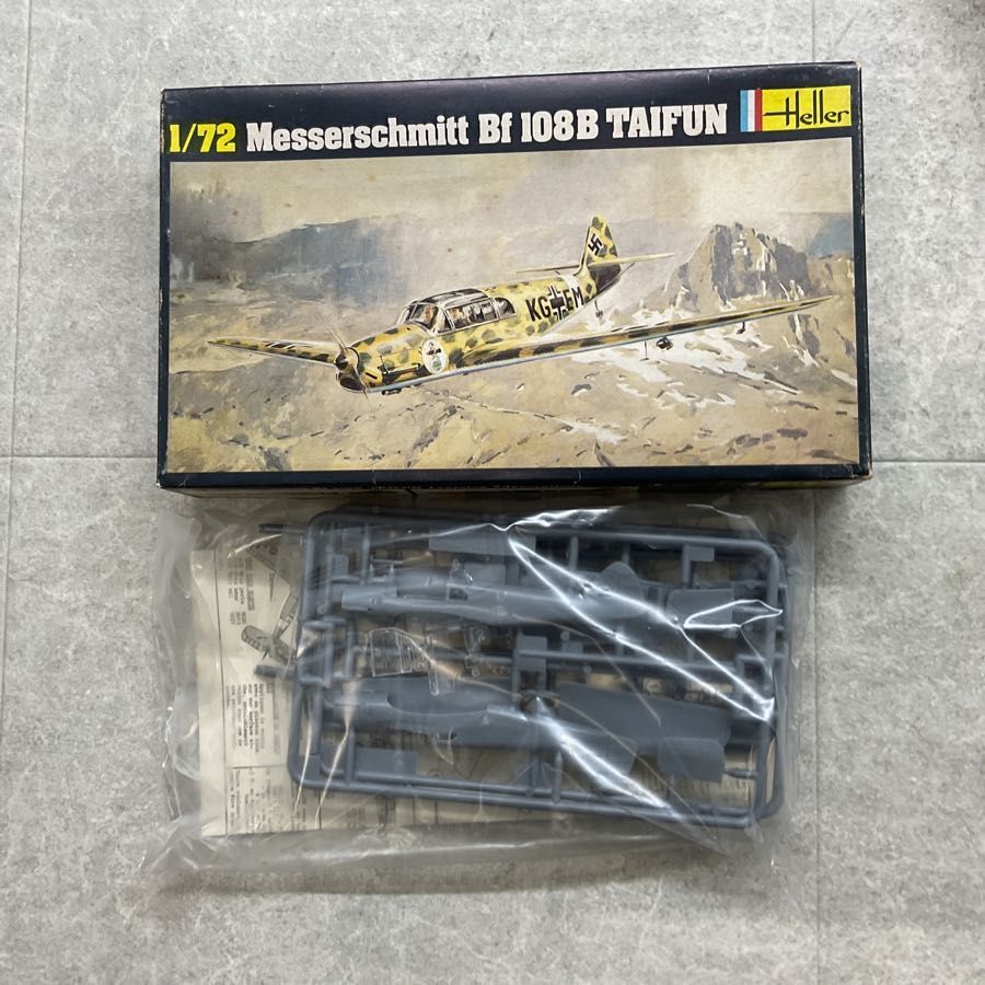 SWEET 1/144 メッサーシュミット アフリカの星 エレール Heller 1/72 Messerschmitt Bf 108B TAIFUN タイフーン FALCON ファルコン Bf109G-12ドイツ軍 プラモデル 3点セット