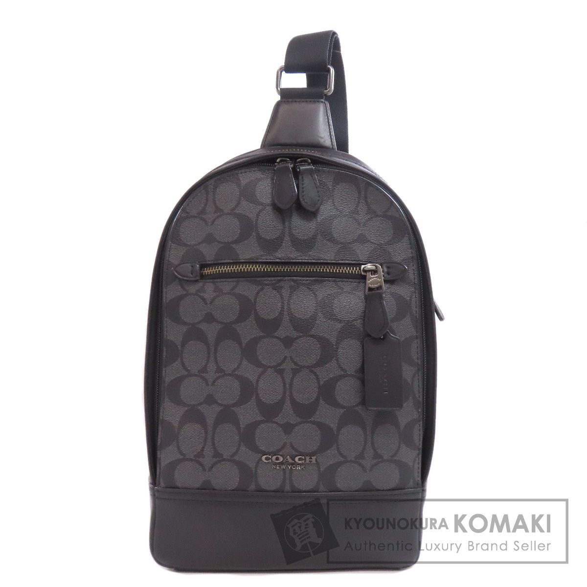 COACH コーチ F37573 ボディバッグ シグネチャー ボディバッグ PVC レディース