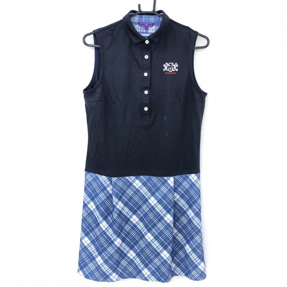 BEAMS GOLF チェック柄ワンピース L 【公式通販】