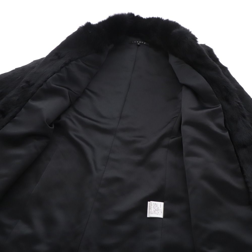 セオリー    theory  ラビットファーコート  サイズ2  ブラック セオリー theory ラビットファーコート サイズ2 ブラック セオリー