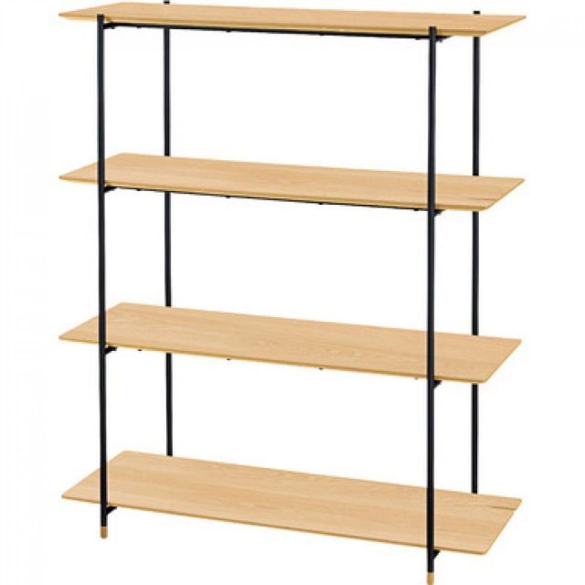 東谷 Azumaya ルカ シェルフ ４段 オーク JPB-102OAK 新生活 おしゃれ 模様替え 映え