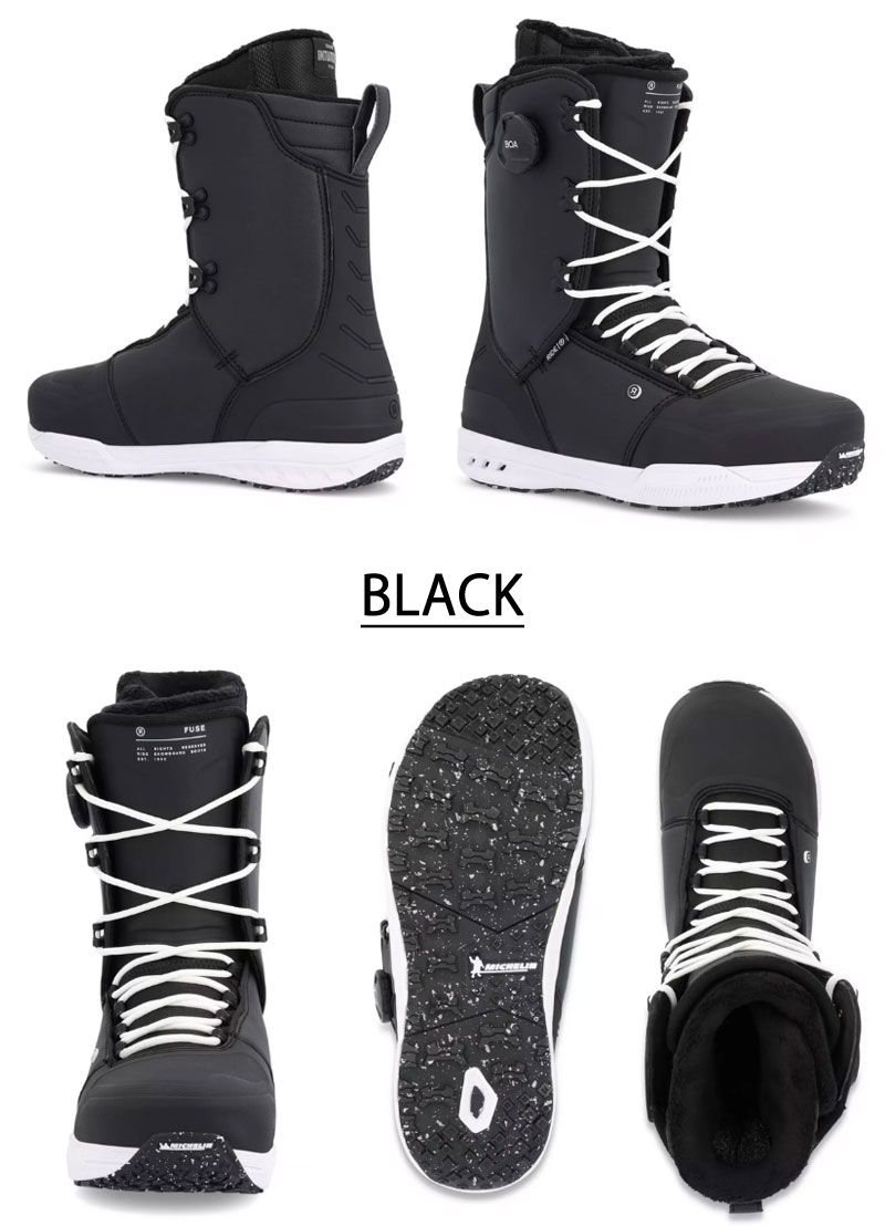23-24 RIDE/ライド FUSE フューズ 紐 ボア メンズ ブーツ 熱成型