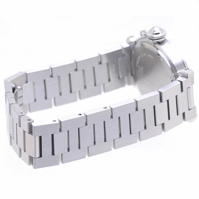 カルティエ・パシャ CARTIER パシャC W31043M7 旧カレンダー デイト ユニセックス ステンレススチール メンズ / 38516【腕時計】