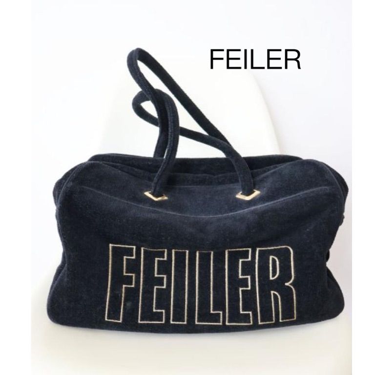 FEILER フェイラー ボストンバッグ ブラック み 6453199