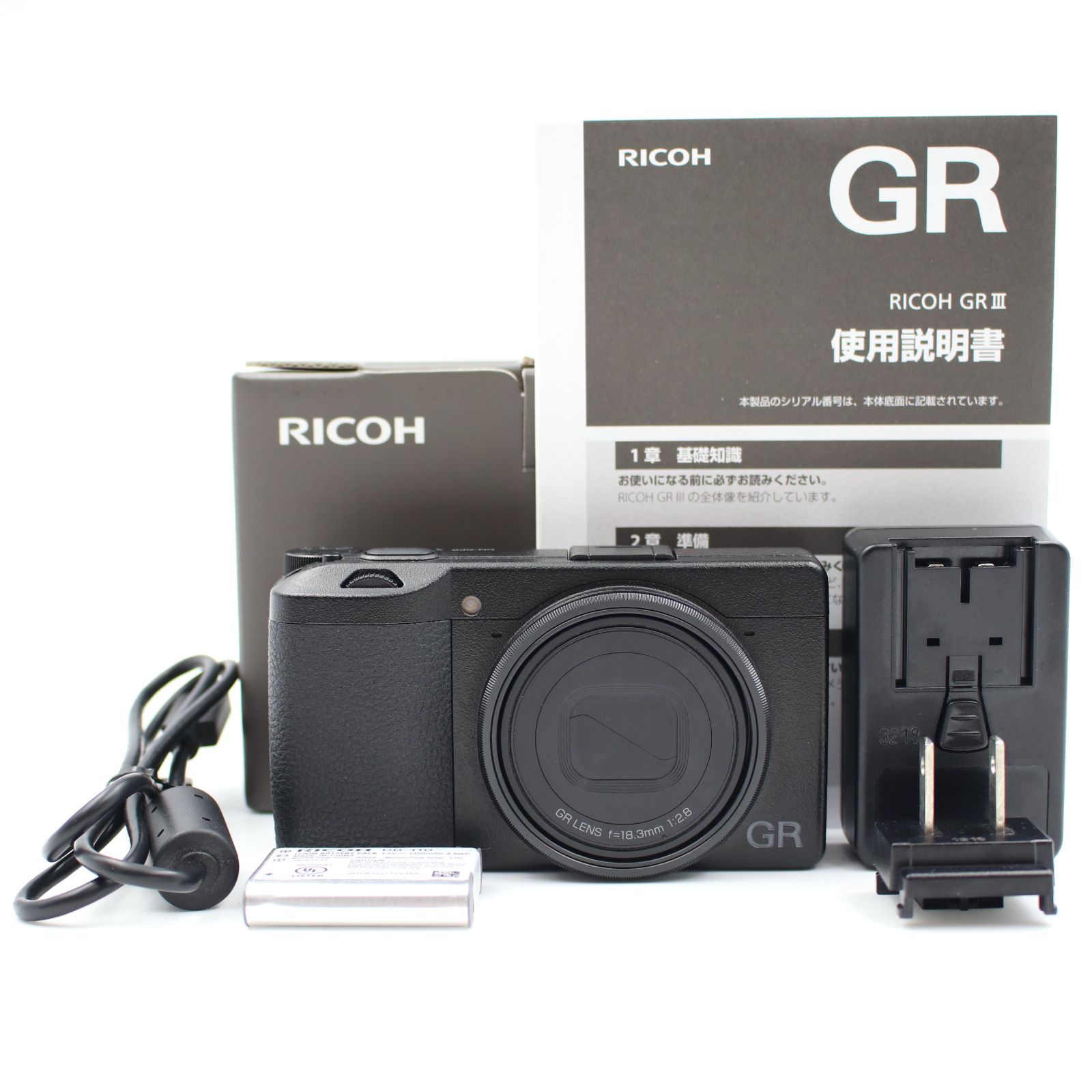 シャッター数1087枚 上品 RICOH GR III ブラック コンパクトデジタルカメラ GR3 リコー