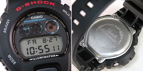 CASIO Gショック DW-6900-1 海外モデル メンズ 腕時計 ジー