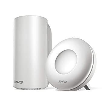 【中古-非常に良い】【輸入・国内仕様】BUFFALO WiFi 無線LAN AirStation connect 親機+中継機セットモデル WRM-D2133HP/E1S 11ac ac2200 1733+400Mbps デュアルバンド 独自メッシュ機
