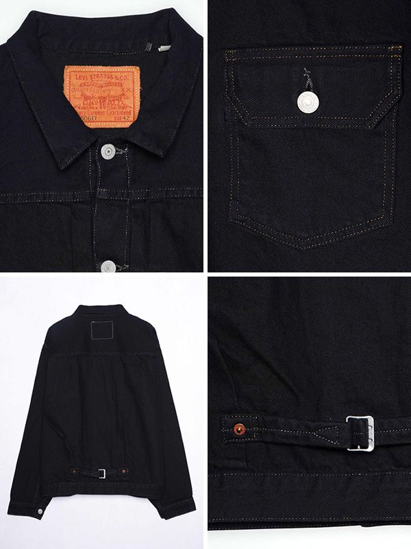 LVC リーバイスヴィンテージクロージング ドリズラージャケット ブラック L LEVI'S VINTAGE CLOTHING 0033E 1936 TYPE I 506XX リーバイス
