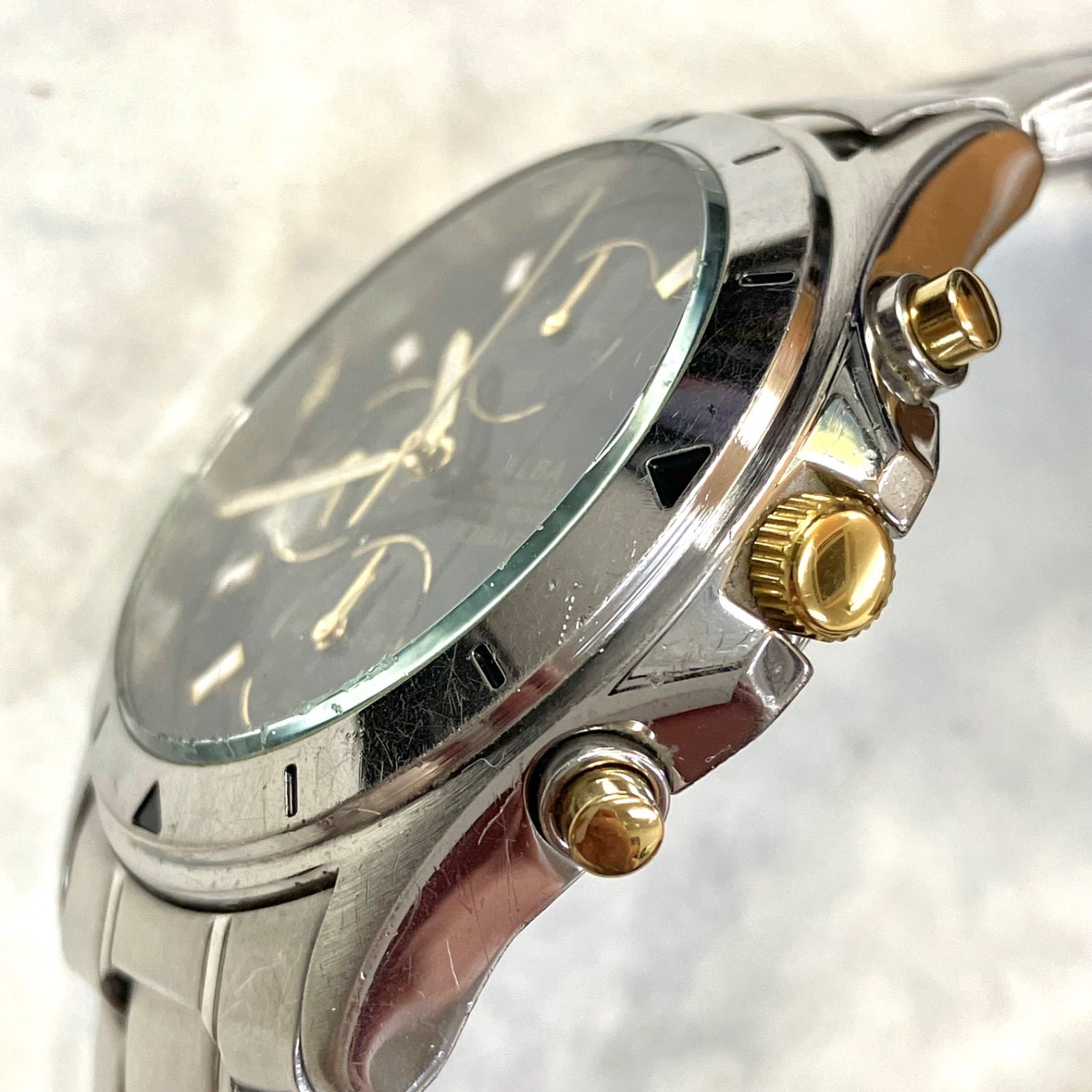 SEIKO⭐️セイコーアルバ】 クロノグラフ クオーツ 24.10.02電池交換