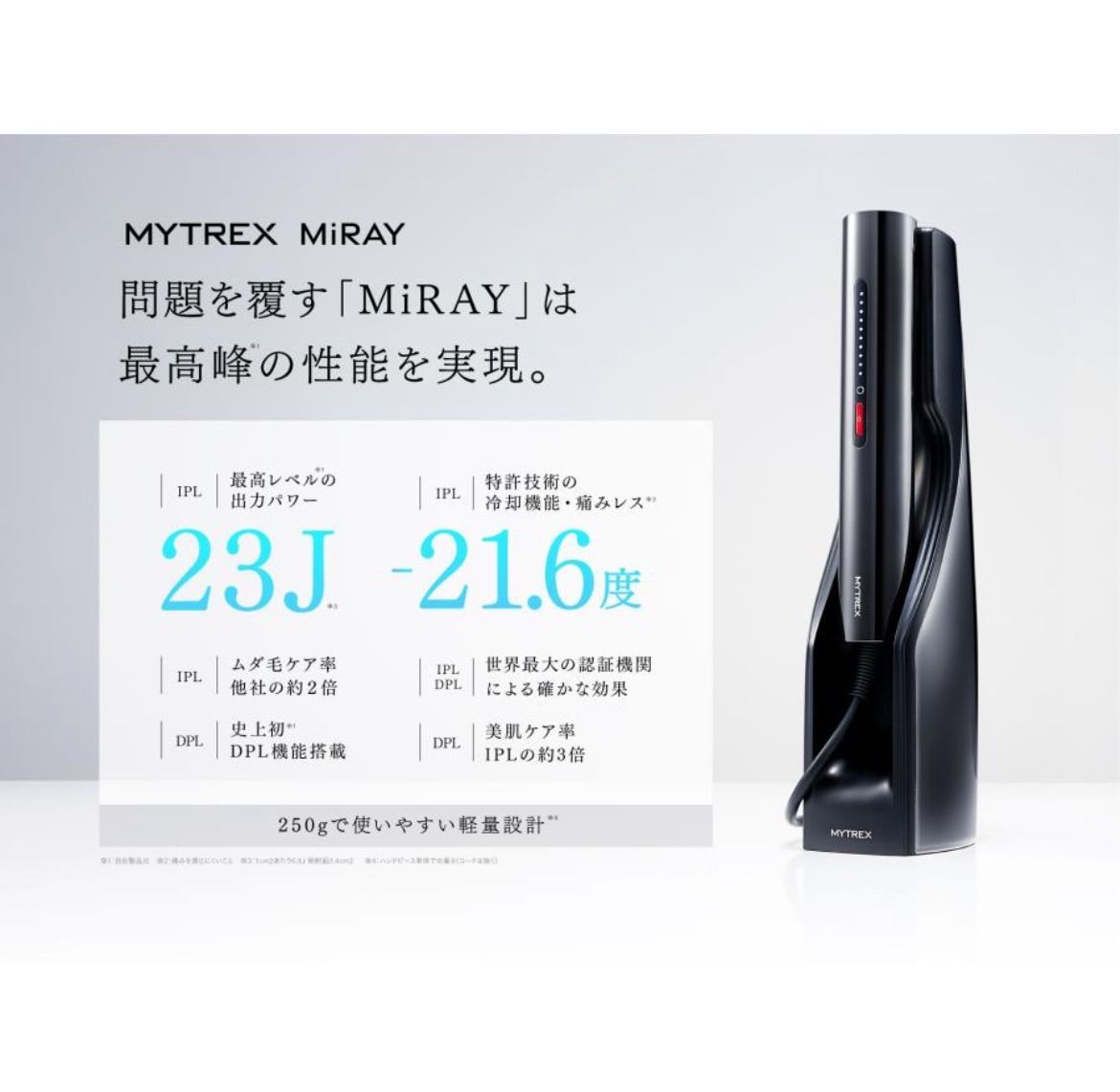MYTREX マイトレックス MT-MR22B 光美容器 MYTREX MiRAY マイ