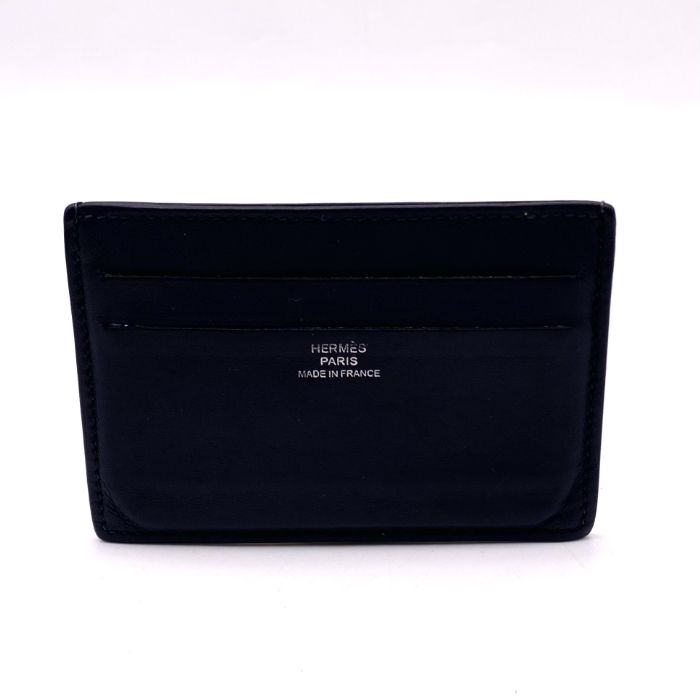 HERMES エルメス シチズン ツイル レザー カード ケース ▢R刻印 eY07203A