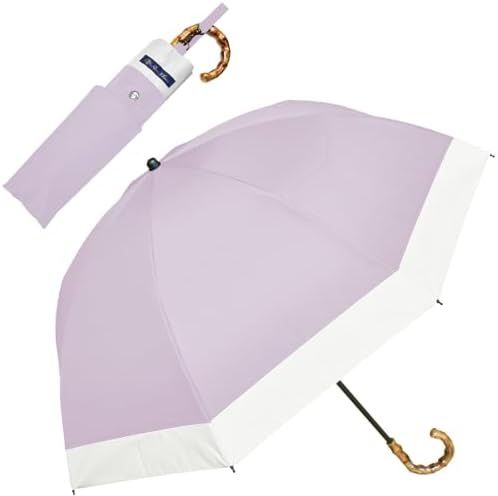 100％完全遮光 99％ではダメなんです! Rose Blanc 日傘 軽量 晴雨兼用 UVカット 1級遮光 撥水 ブランド おしゃれ レディース かわいい 母の日 2段折りショート 傘袋 50cm コンビ 4cb-j 折傘タイプ