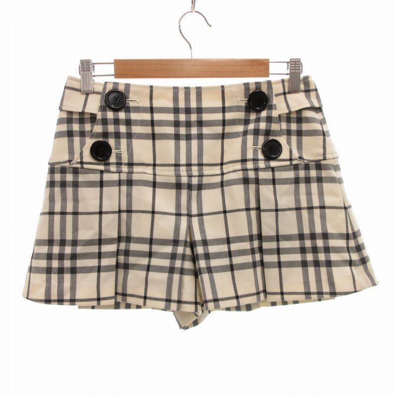 バーバリーブルーレーベル BURBERRY BLUE LABEL キュロット ミニ
