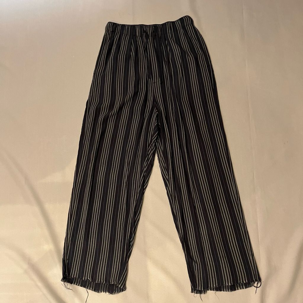 イージーヨークパンツ YOKE:ヨーク 22SS STRIPE WIDE LEGGED EASY TROUSERS パンツ