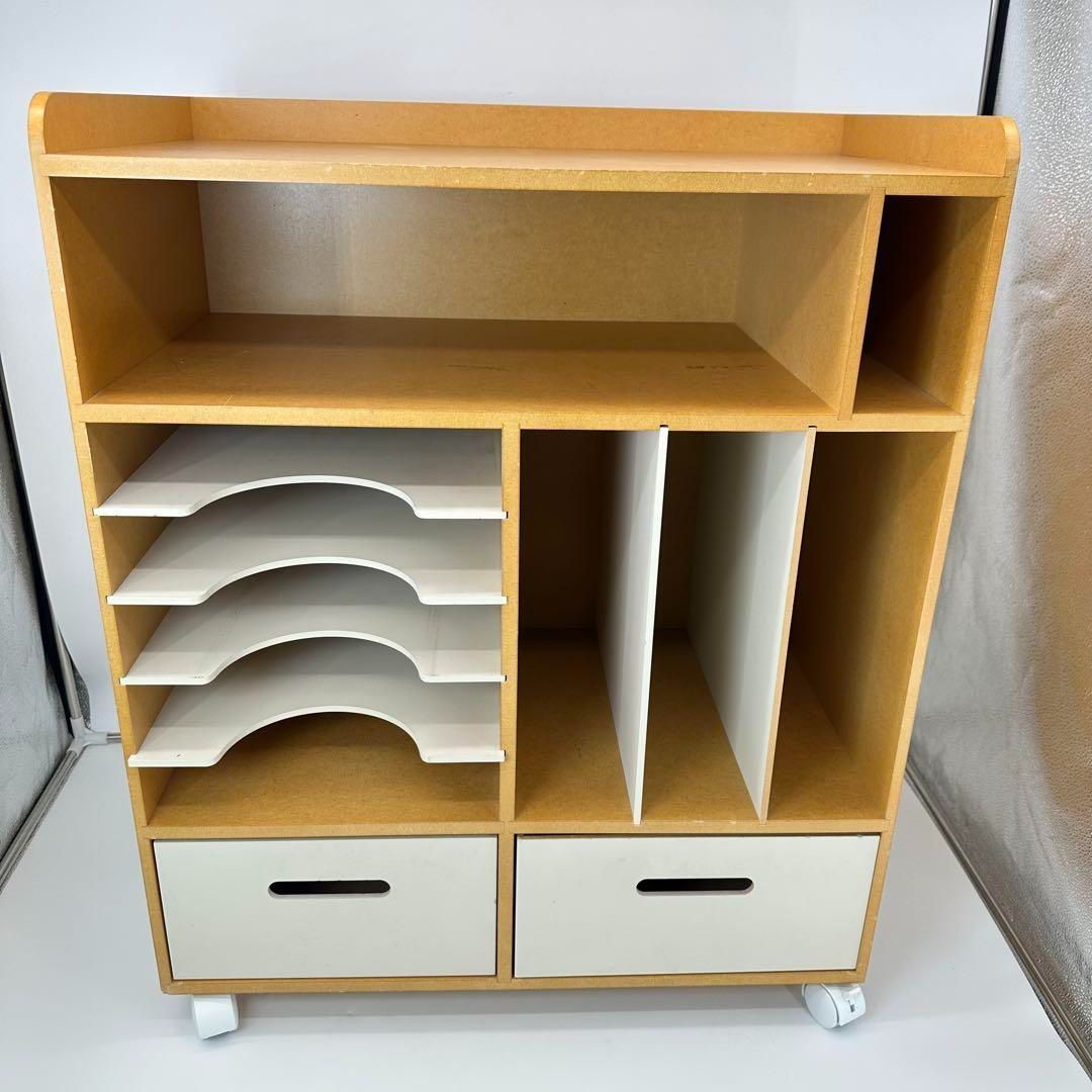 ベルメゾン 自分で収納ラック アイボリー ランドセルラック