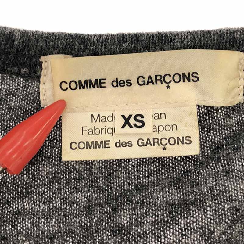 COMME des GARCONS / コムデギャルソン | 2013AW | 立体装飾 フロントカット ニット | XS | グレー | レディース COMME des GARCONS / コムデギャルソン | 2013AW | 立体装飾