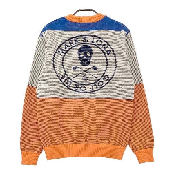 MARK&LONA マークアンドロナ ニット セーター オレンジ系 44